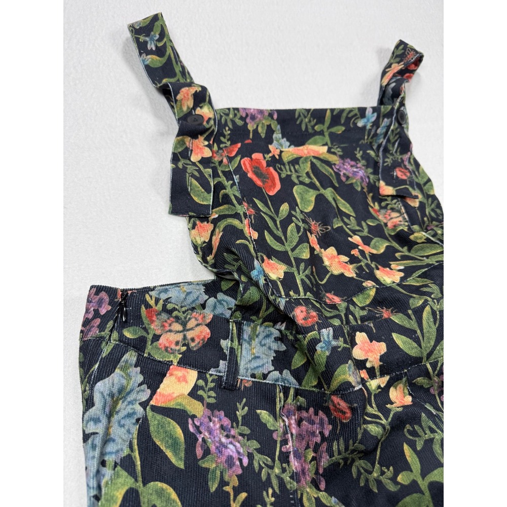 Cider Women Floral Corduroy Overalls Multi Color Wide Leg corduroy Size 1XL NWT - Picture 5 of 10